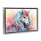 Stupell Industries Magical Unicorn with Blossoms Floating Frame, design by Creative Studio